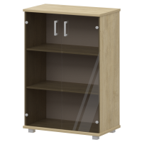 Шкаф низкий Аргентум НТ-480+НТ-601.2 стл Баттл Рок